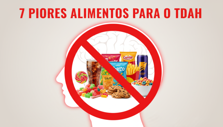 Piores alimentos para quem tem TDAH